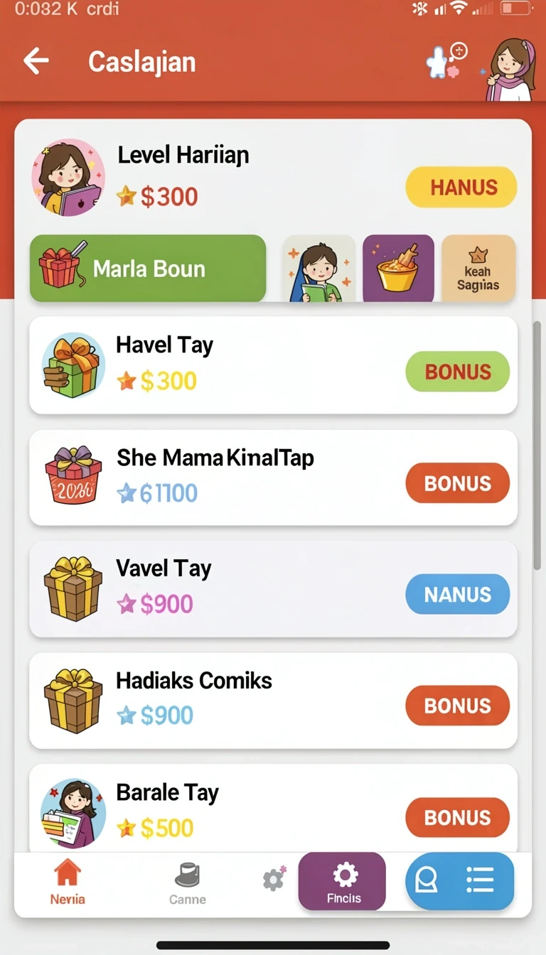 Tampilan utama aplikasi Download ltdtoto APK untuk Android yang intuitif dan efisien.