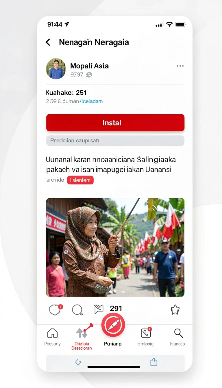 Tampilan utama aplikasi Review Aplikasi sip33 yang intuitif dan efisien.