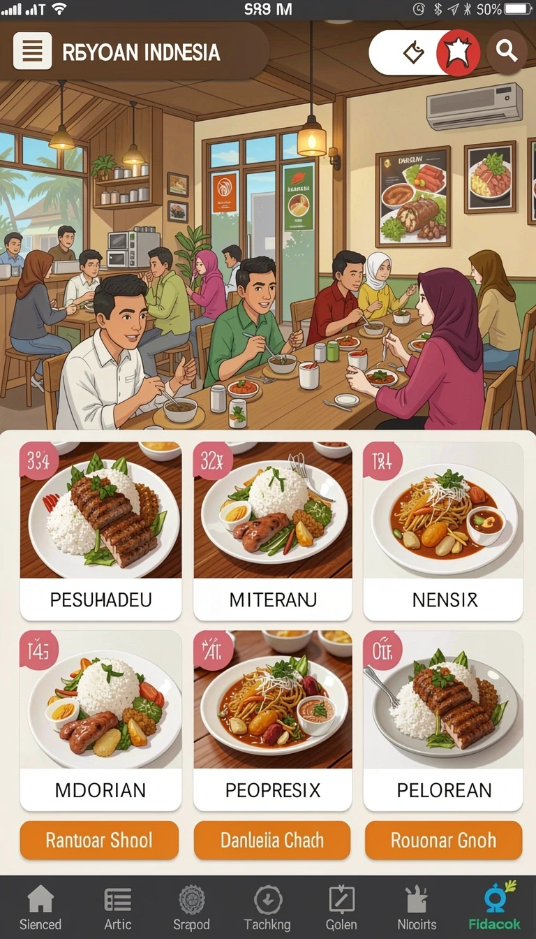 Tampilan utama aplikasi Review Aplikasi rip3 yang intuitif dan efisien.